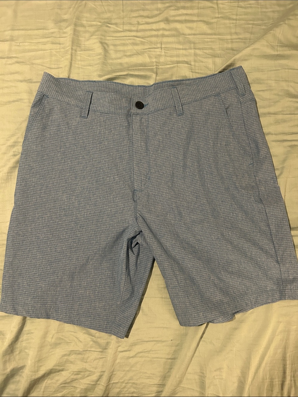 Bass Pro Shops Men's Light Blue Flat-Front Shorts